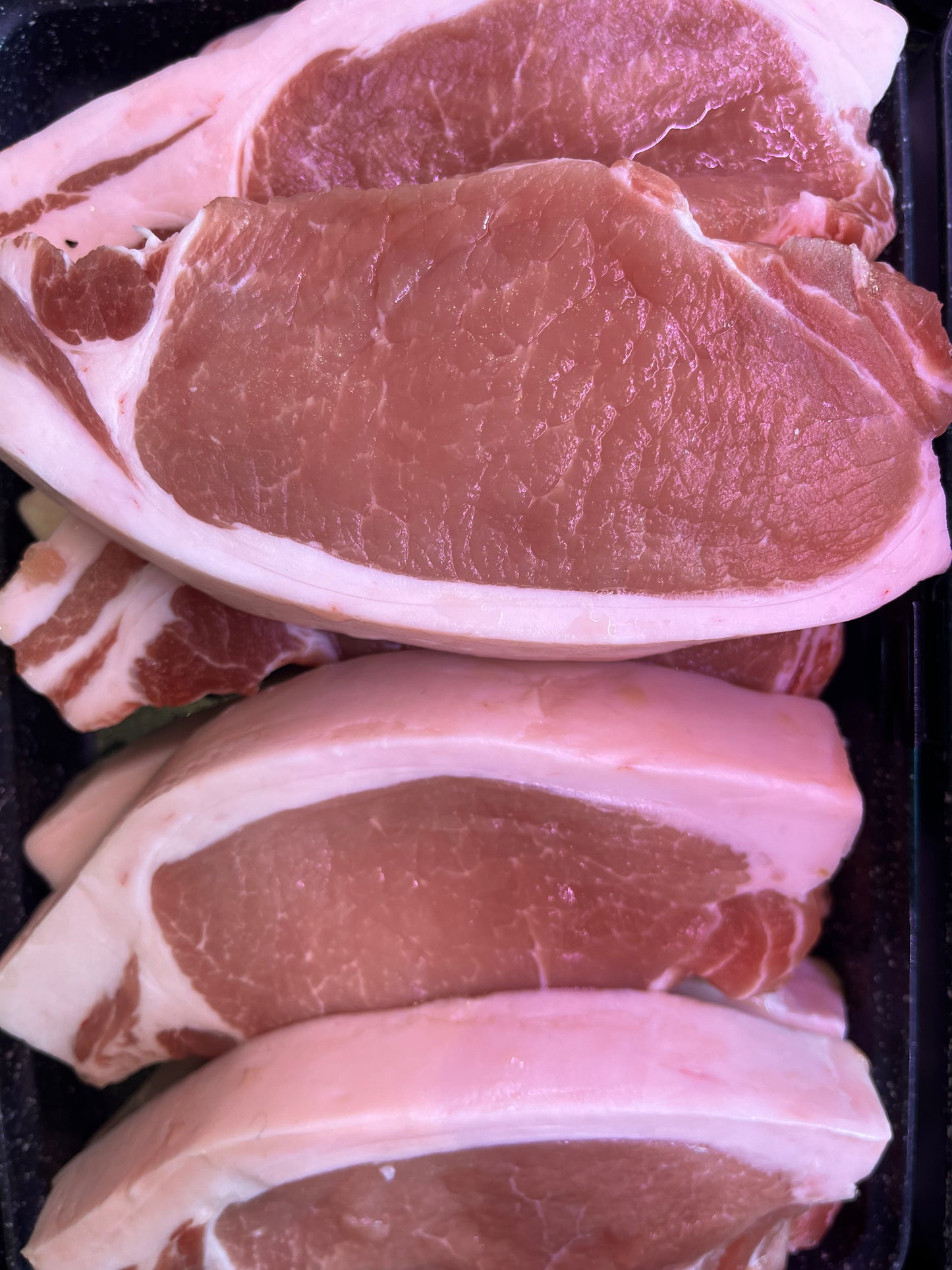 Boneless pork loin steaks